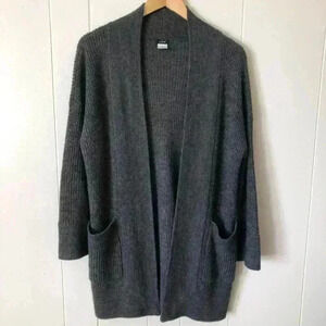 J.Crew Open Front Alpaca & Merino wool Blend Cardigan Sweater Size XS